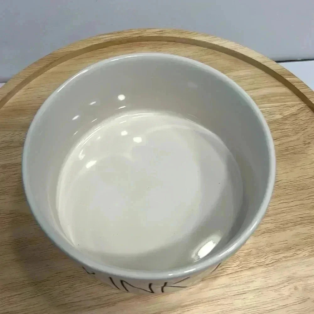 Rae Dunn DRINK UP‎ Dog Bowl - Picture 2 of 4